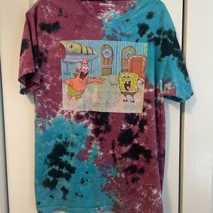 SpongeBob and Patrick Tie-Dye T-Shirt